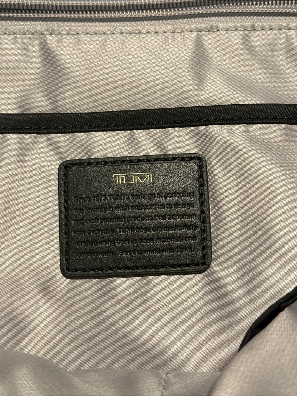 TUMI Women’s Voyageur Carson Black Nylon Backpack with Gold Hardware - brand new - Picture 7 of 11